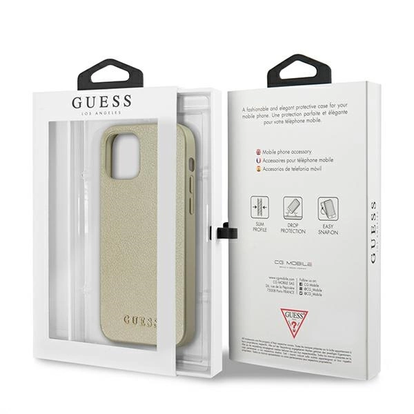 Guess GUHCP12LIGLGO iPhone 12 Pro Max 6.7" auksinis/auksinis hardcase Iridescent - Image 10