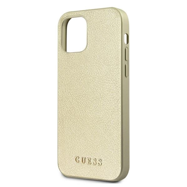 Guess GUHCP12LIGLGO iPhone 12 Pro Max 6.7" auksinis/auksinis hardcase Iridescent - Image 7