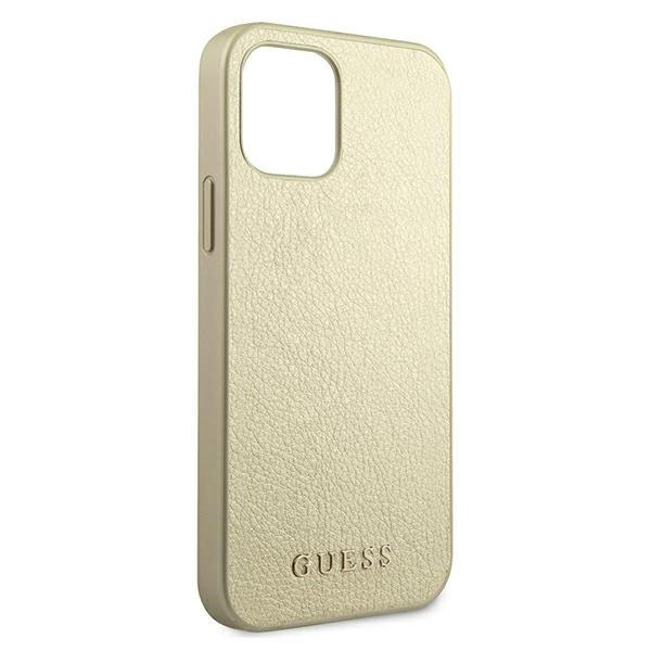 Guess GUHCP12LIGLGO iPhone 12 Pro Max 6.7" auksinis/auksinis hardcase Iridescent - Image 9