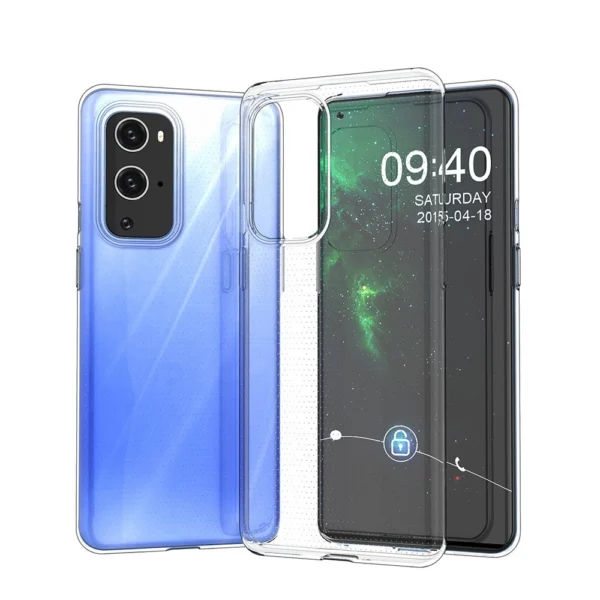 Ultra Clear 0.5 mm gelio TPU dėklas OnePlus 9 Pro skaidrus - Image 8