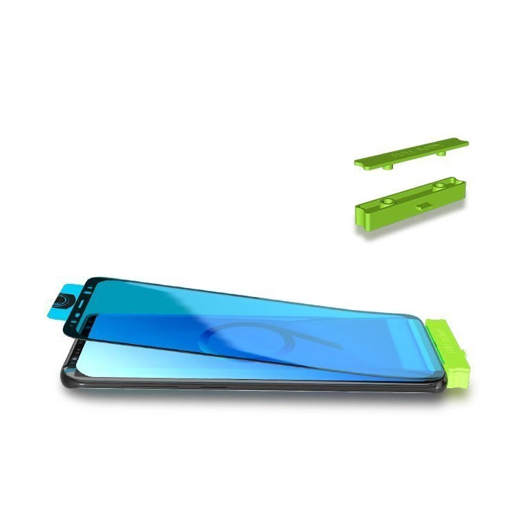3D Edge Nano Flexi stiklo hibridinis pilnas ekrano apsauginis su rėmeliu Samsung Galaxy S21 Ultra 5G skaidrus - Image 13