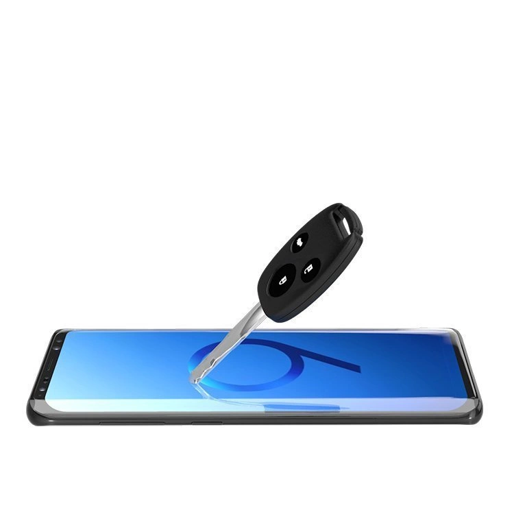 3D Edge Nano Flexi stiklo hibridinis pilnas ekrano apsauginis su rėmeliu Samsung Galaxy S21 Ultra 5G skaidrus - Image 3