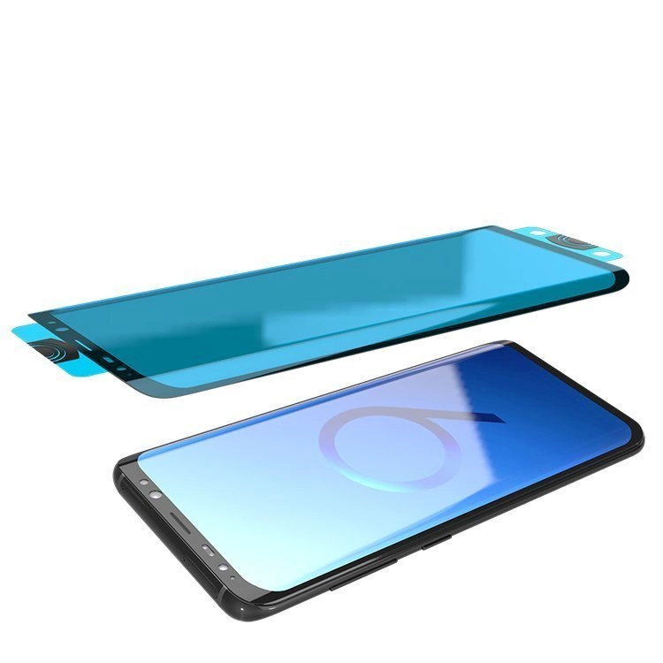 3D Edge Nano Flexi stiklo hibridinis pilnas ekrano apsauginis su rėmeliu Samsung Galaxy S21 Ultra 5G skaidrus - Image 8