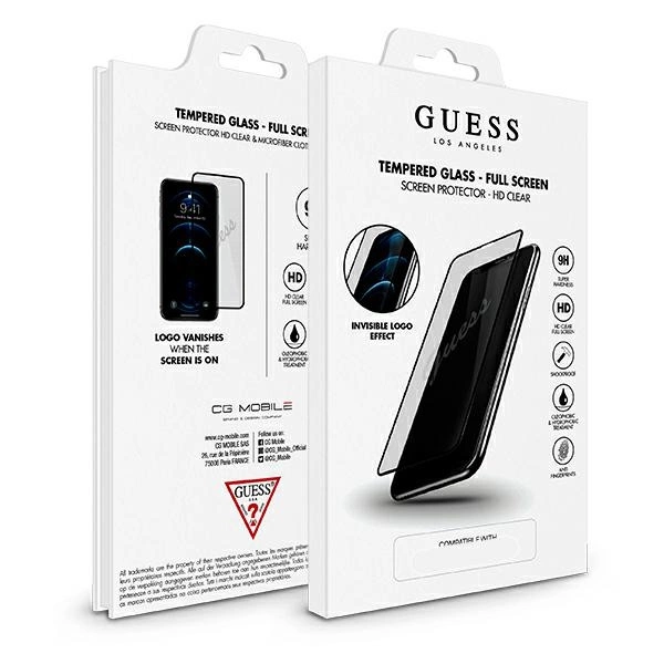 Guess Tempered Glass GUSPP12LSLTR iPhone 12 Pro Max 6.7" Vintage Magic Logo - Image 5