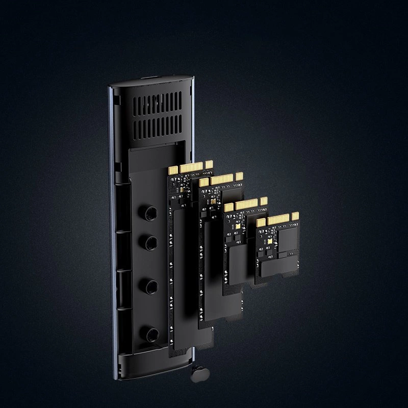 Ugreen M.2 SSD dėklas USB 3.2 Gen 2 diskui (SuperSpeed USB 10 Gbps) + USB Type C kabelis 0.5m pilkas (CM400 10902) - Image 9