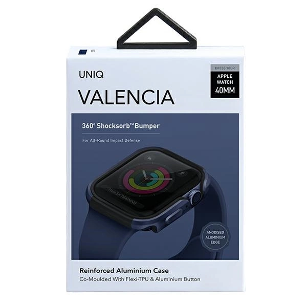 Uniq Valencia dėklas Apple Watch 4/5/6/SE 40mm - mėlynas - Image 2