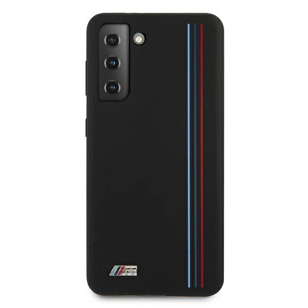 BMW BMHCS21MSIVTBK S21+ G996 juodas/black silikoninis Stripes M Collection - Image 3