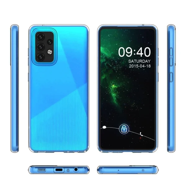 Ultra Clear 0.5mm gelinis TPU dėklas Motorola Moto E7 permatomas - Image 4