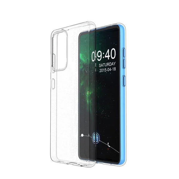 Ultra Clear 0.5mm gelinis TPU dėklas Motorola Moto E7 permatomas - Image 7