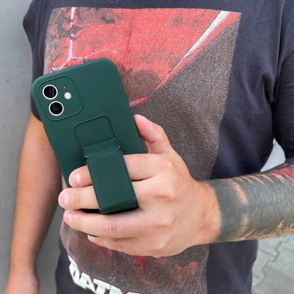 Wozinsky Kickstand Case silikoninis dėklas su stovu Samsung Galaxy S21 Ultra 5G šviesiai mėlynas - Image 8