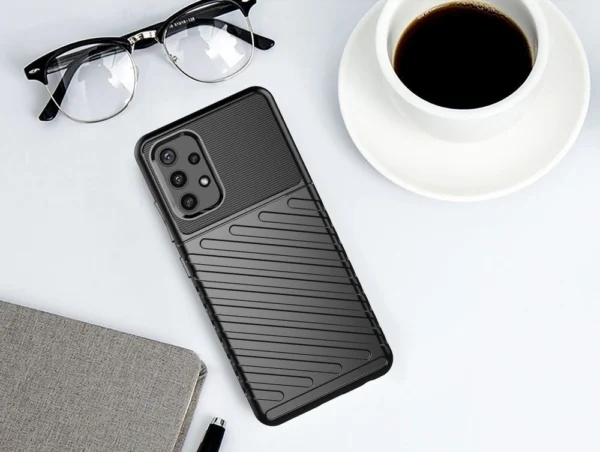 Thunder Case lankstus tvirtas TPU dėklas Nokia 5.4 juodas - Image 11