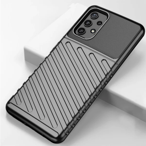 Thunder Case lankstus tvirtas TPU dėklas Nokia 5.4 juodas - Image 14