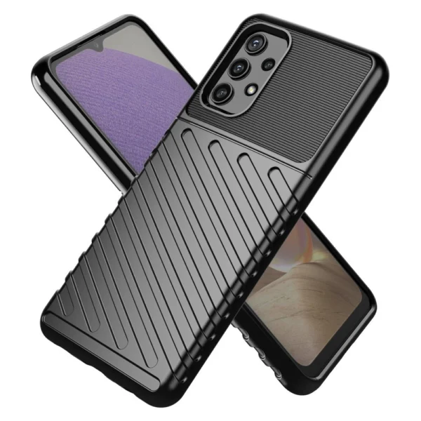 Thunder Case lankstus tvirtas TPU dėklas Nokia 5.4 juodas - Image 15