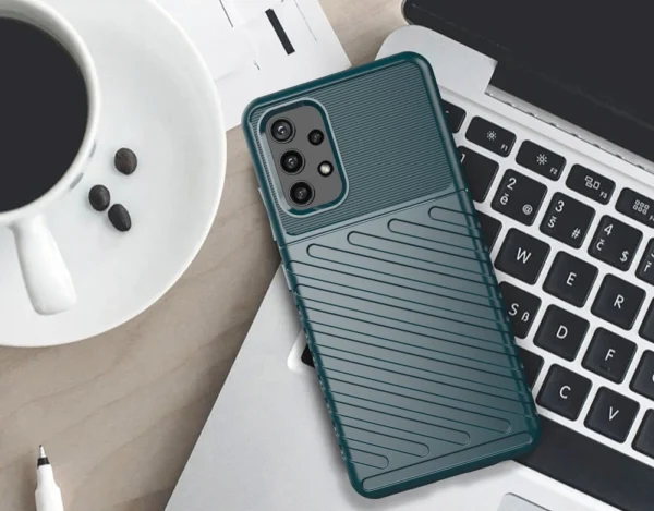 Thunder Case lankstus tvirtas TPU dėklas Nokia 5.4 juodas - Image 7
