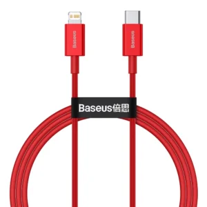 Baseus Superior Series USB-C / Lightning PD 20W cable 1 m - red