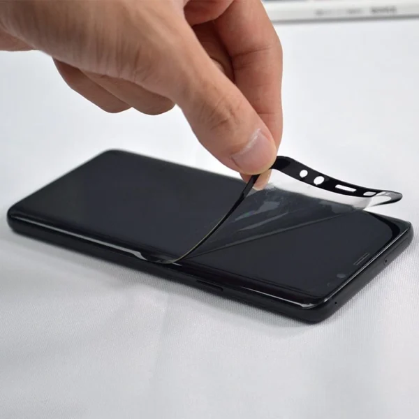 3D Edge Nano Flexi Glass hibridinis ekrano apsauginis stiklas su rėmeliu Xiaomi Mi 11 skaidrus - Image 17