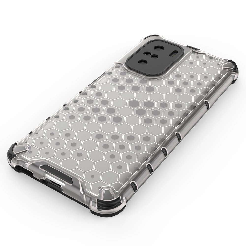 Honeycomb Case apsauginis dėklas su TPU apsauga Xiaomi Redmi K40 Pro+ / K40 Pro / K40 / Poco F3 juodas - Image 10