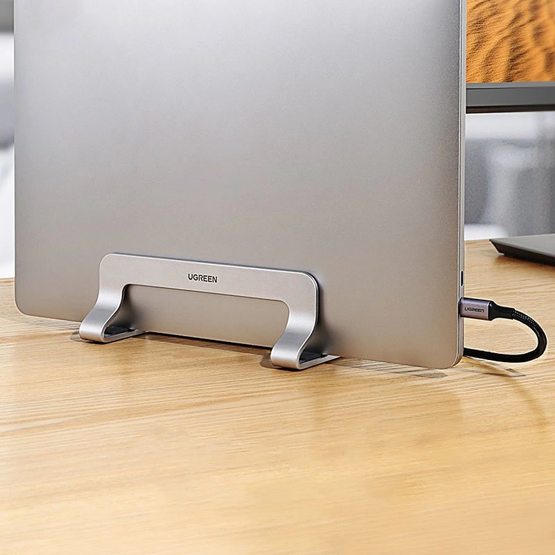 Ugreen Aliumininis vertikalus stovas MacBook nešiojamam kompiuteriui / planšetiniam kompiuteriui sidabrinis (20471 LP258) - Image 3
