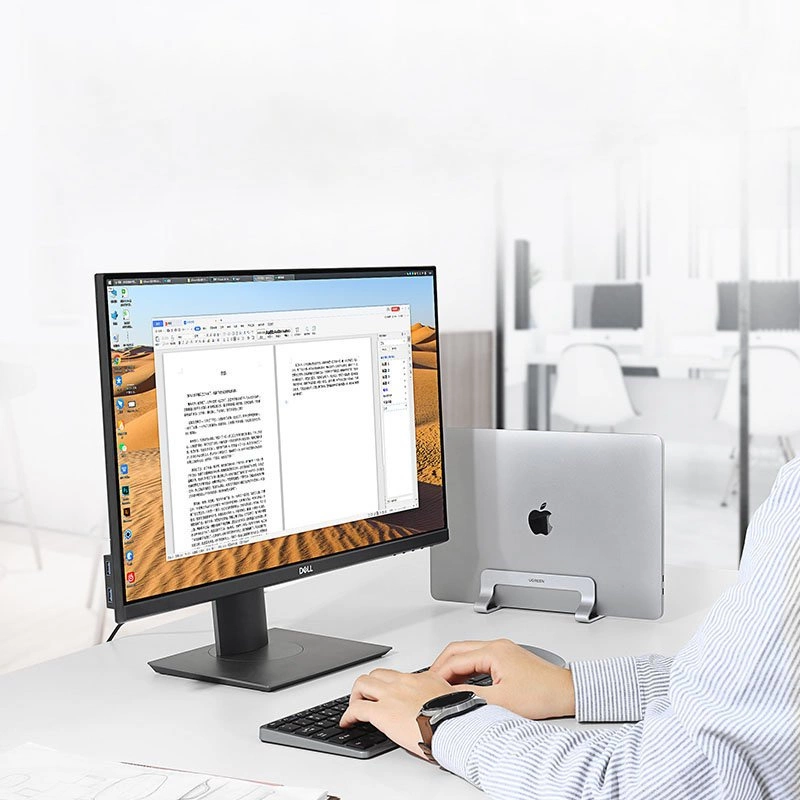 Ugreen Aliumininis vertikalus stovas MacBook nešiojamam kompiuteriui / planšetiniam kompiuteriui sidabrinis (20471 LP258) - Image 7