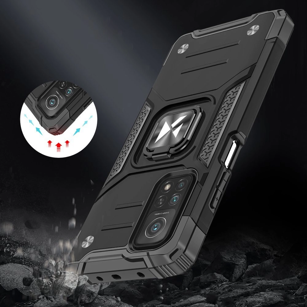 Wozinsky Ring Armor dėklas su stovėjimo funkcija tvirtas ir atsparus Samsung Galaxy A72 4G raudonas - Image 7