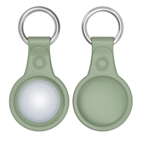 Dux Ducis 4 vnt. silikono lankelių rinkinys Apple AirTag dėklui (Juoda / Žalia / Rožinė / Mėlyna) - Image 6