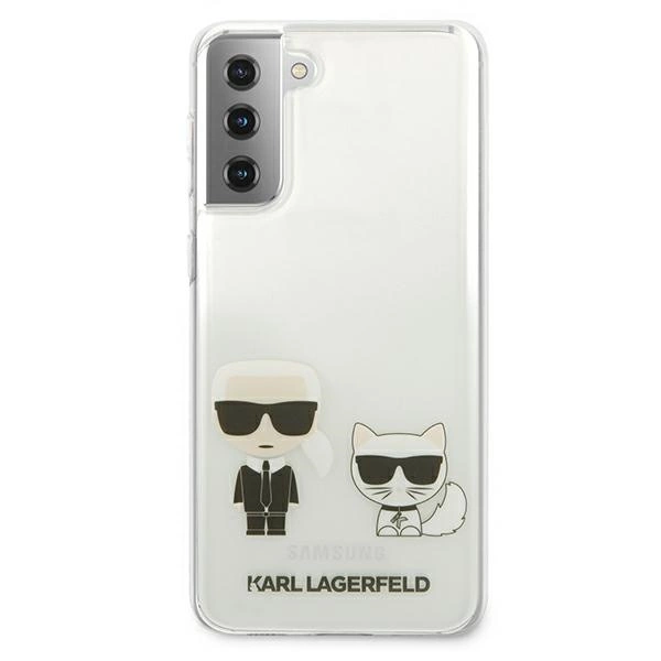Karl Lagerfeld KLHCS21MCKTR S21+ G996 kietasis dėklas Skaidrus Karl & Choupette - Image 3