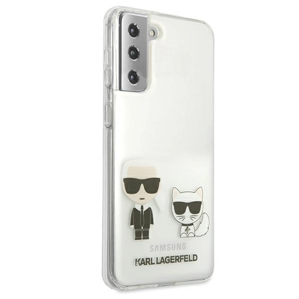Karl Lagerfeld KLHCS21MCKTR S21+ G996 kietasis dėklas Skaidrus Karl & Choupette - Image 4