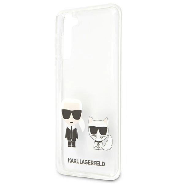 Karl Lagerfeld KLHCS21MCKTR S21+ G996 kietasis dėklas Skaidrus Karl & Choupette - Image 6
