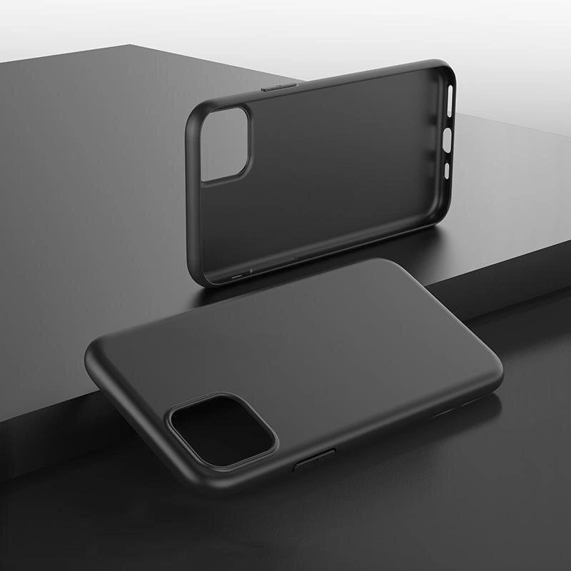 Soft Case TPU gelio apsauginis dėklas iPhone 12 juodas - Image 9