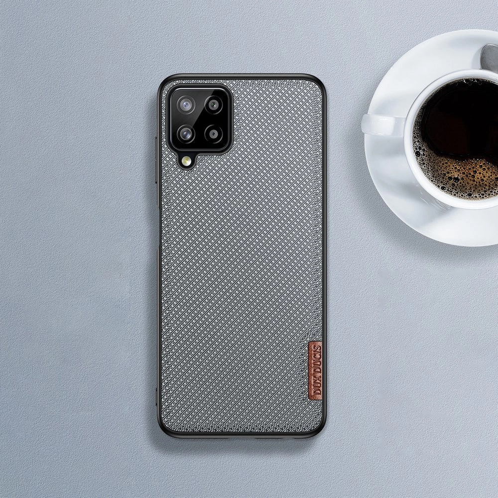 Dux Ducis Fino dėklas padengtas nailono medžiaga Samsung Galaxy A22 4G juodas - Image 12