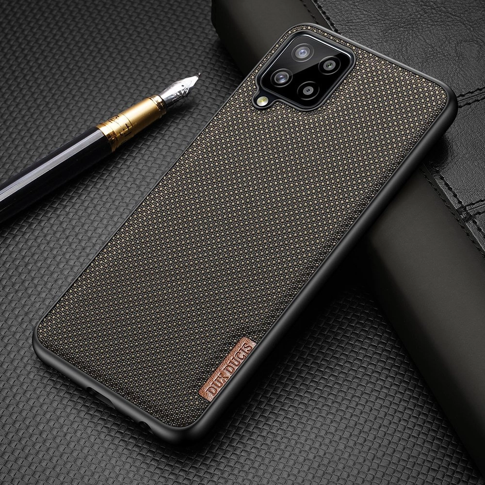 Dux Ducis Fino dėklas padengtas nailono medžiaga Samsung Galaxy A22 4G juodas - Image 18
