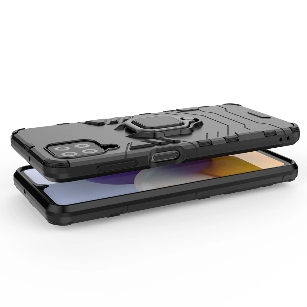 Ring Armor dėklas su stovu tvirtas, atsparus Samsung Galaxy A22 4G mėlynas - Image 5