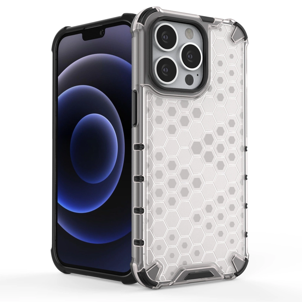 Honeycomb dėklas su TPU apsauga iPhone 13 Pro žalias - Image 3