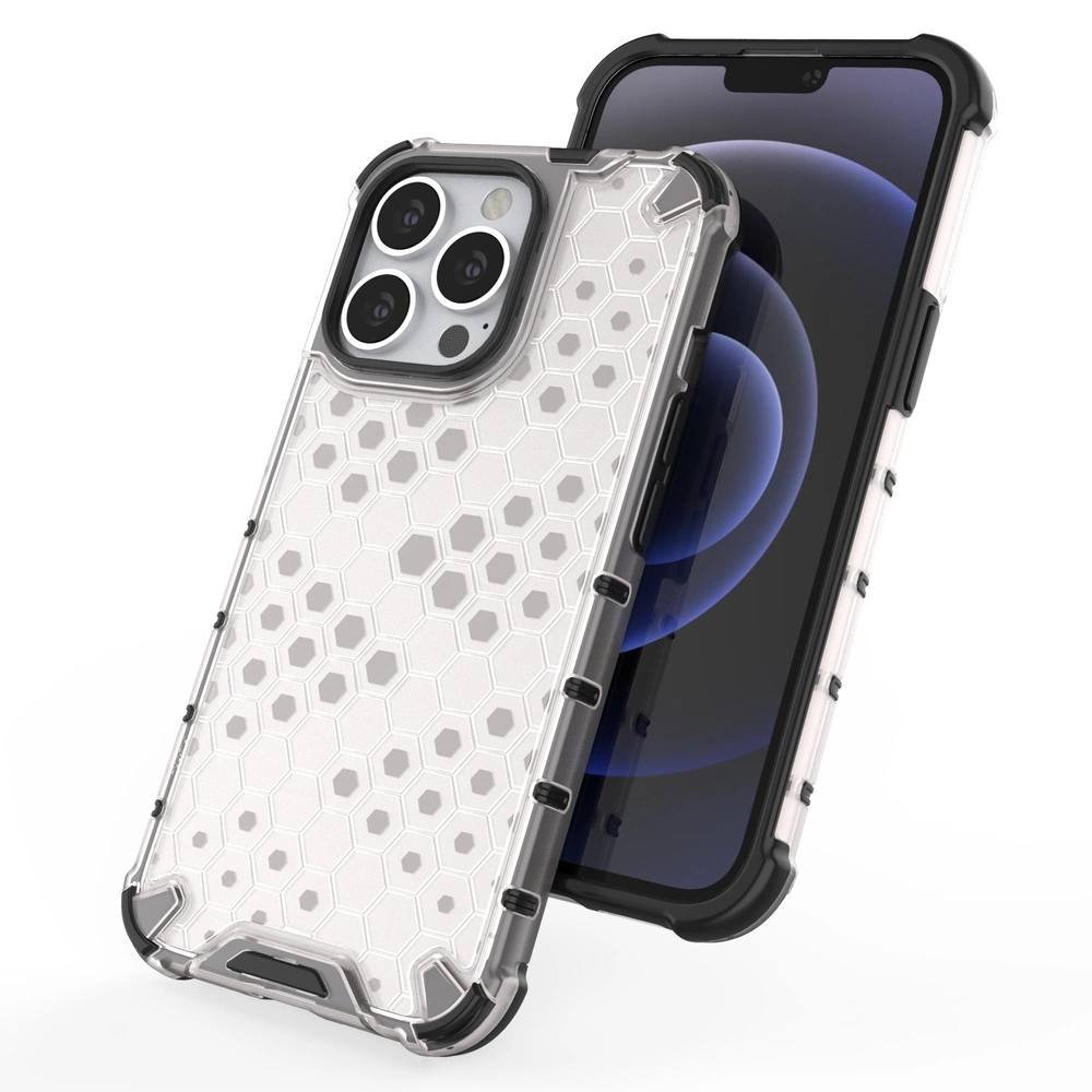 Honeycomb dėklas su TPU apsauga iPhone 13 Pro žalias - Image 8