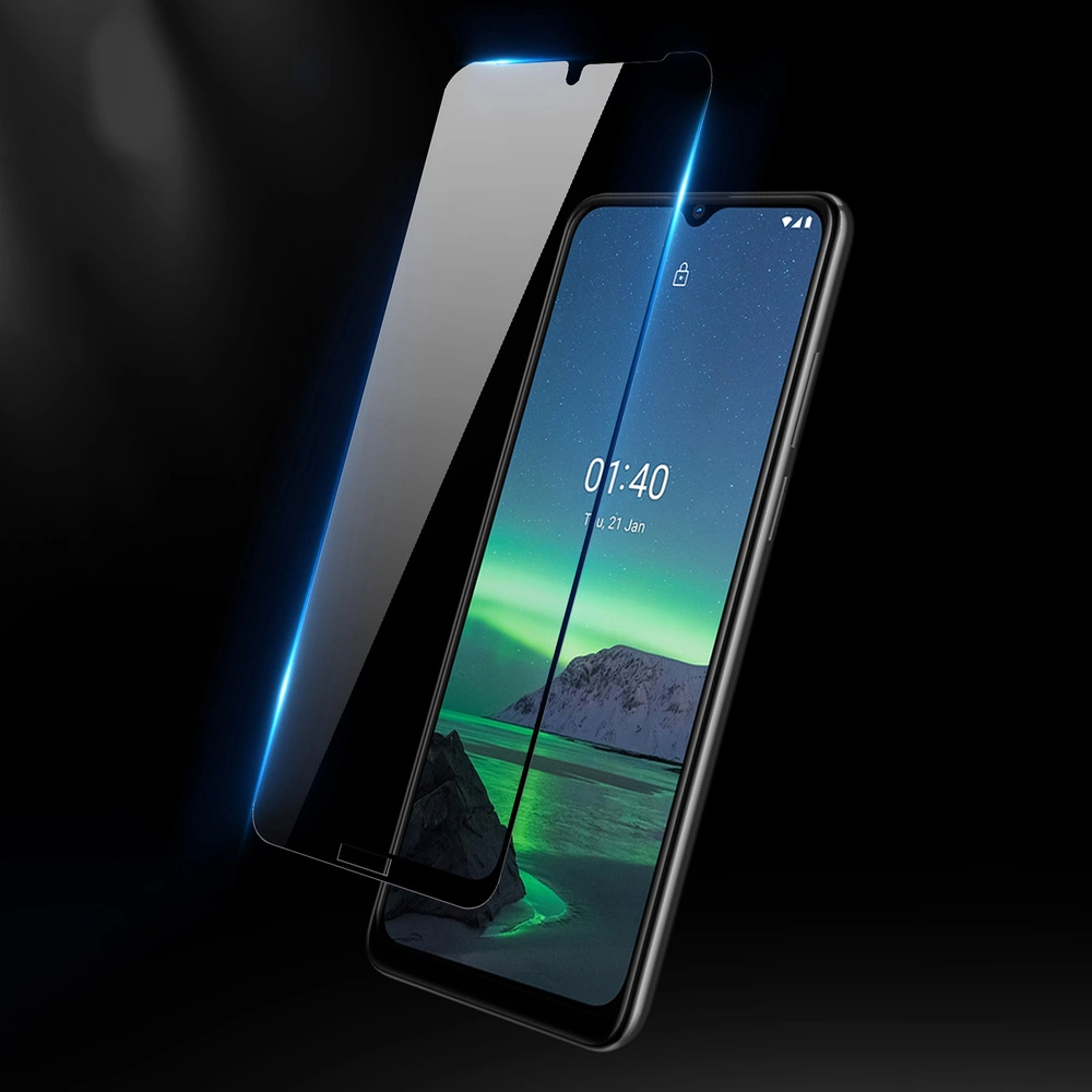 Dux Ducis 10D Grūdintas stiklas, visiškai dengiantis su rėmeliu, Nokia 1.4 permatomas (draugiškas dėklui) - Image 8