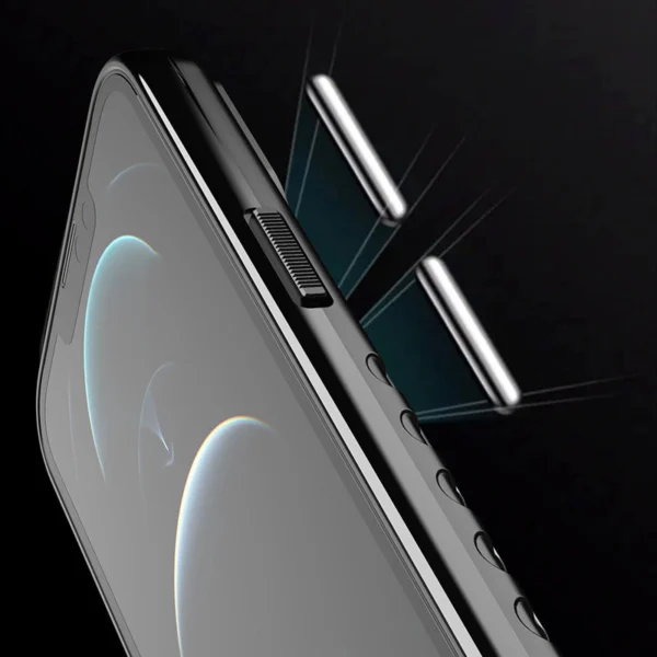 Thunder Case lankstus tvirtas dėklas TPU iPhone 13 Pro juodas - Image 11
