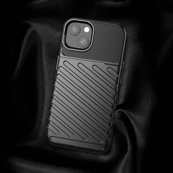Thunder Case lankstus tvirtas dėklas TPU iPhone 13 žalias - Image 5