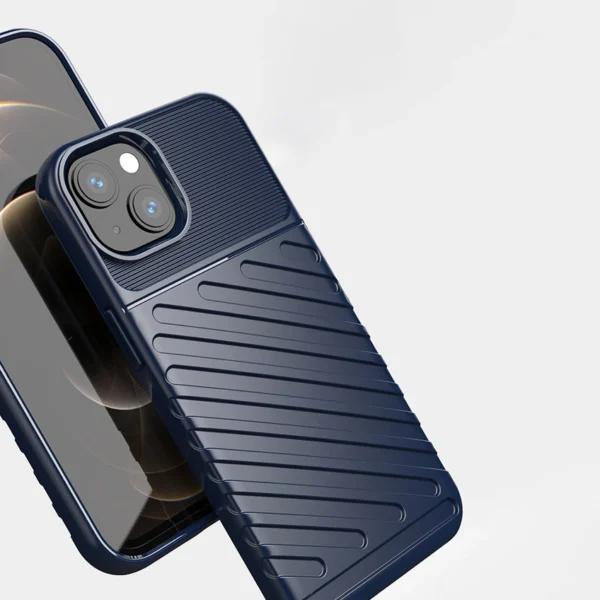 Thunder Case lankstus tvirtas dėklas TPU iPhone 13 žalias - Image 9