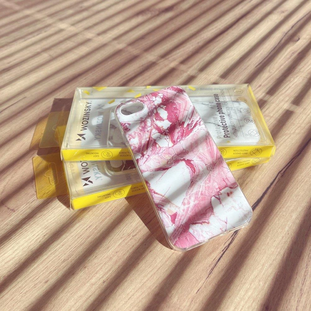 Wozinsky Marble TPU dėklas Samsung Galaxy A22 4G juodas - Image 3