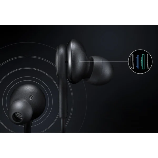 Samsung EO-IA500BBEGWW laidinės ausinės 3,5 mm mini jungtis – juodos - Image 8