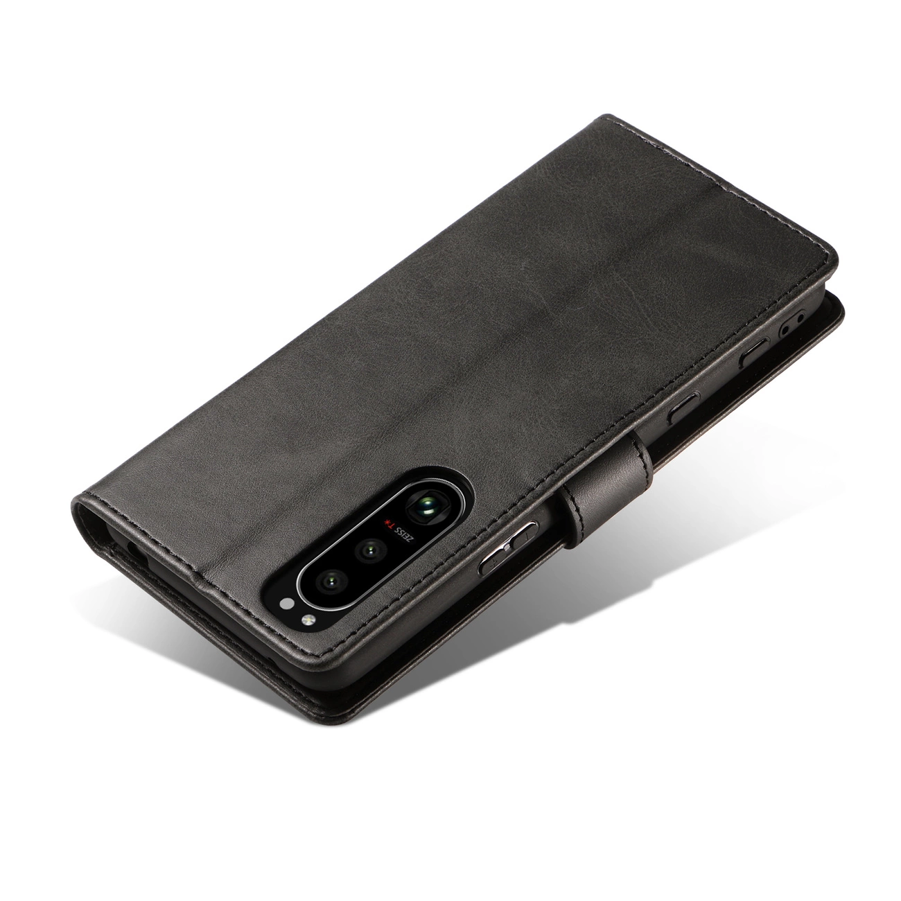 Magnet Case elegantiškas dėklas su volelės funkcija Sony Xperia 1 III juodas - Image 4