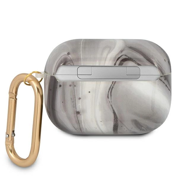 Guess GUAPUNMK AirPods Pro dėklas juodas/juodas Marble Collection - Image 2