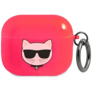 Karl Lagerfeld KLA3UCHFP AirPods 3 cover różowy/pink Choupette