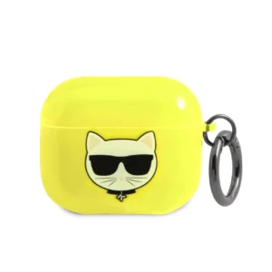 Karl Lagerfeld KLA3UCHFY AirPods 3 cover żółty/yellow Choupette