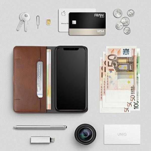 Uniq Journa dėklas iPhone 12 / iPhone 12 Pro - pilkas - Image 6
