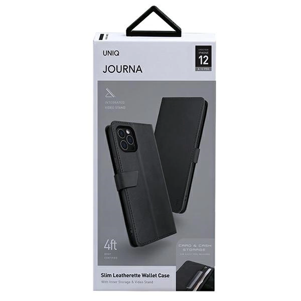 Uniq Journa dėklas iPhone 12 / iPhone 12 Pro - pilkas - Image 9