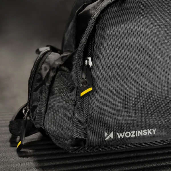 Wozinsky kelioninė sportinė kuprinė rankiniams bagažams 40x20x25 cm lėktuvui juoda (WSB-B01) - Image 20
