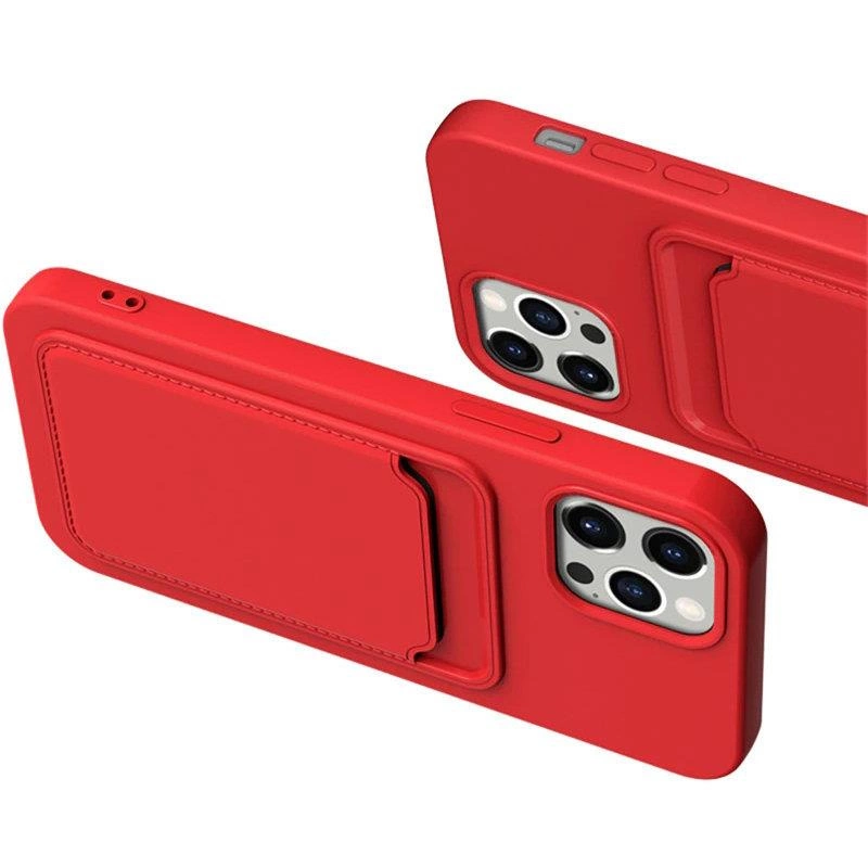 Card Case silikoninė piniginė su kortelės lizdu dokumentams Samsung Galaxy S21+ 5G (S21 Plus 5G) juoda - Image 10