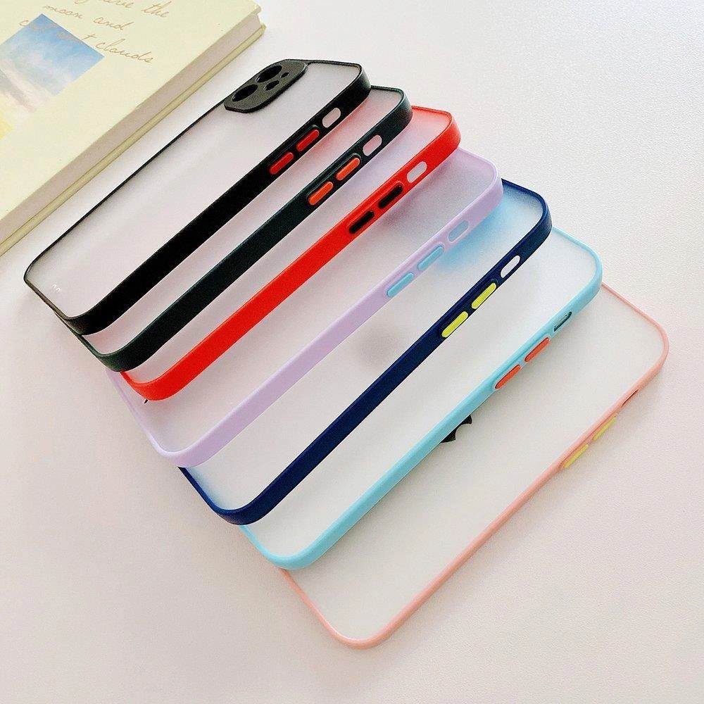 Milky Case silikoninis lankstus permatomas dėklas Xiaomi Redmi Note 10 / Redmi Note 10S raudonas - Image 14