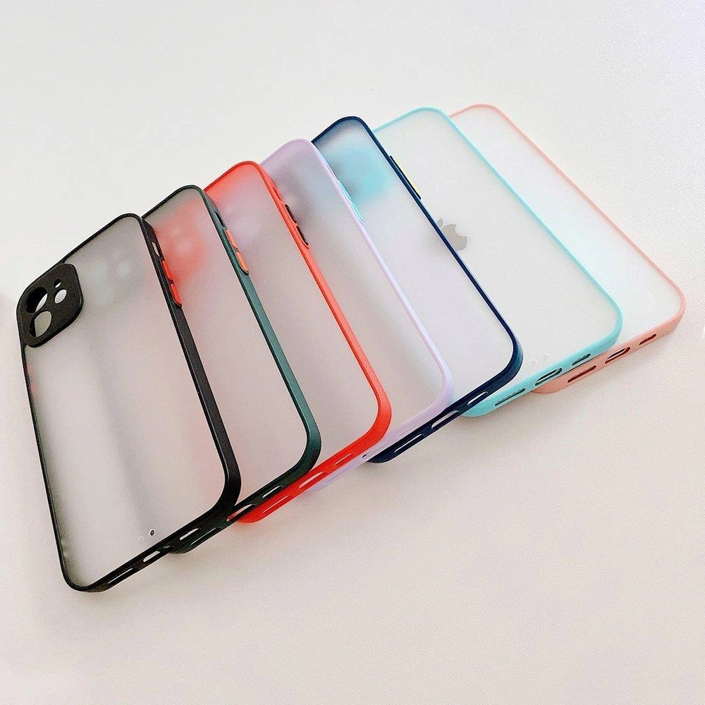 Milky Case silikoninis lankstus permatomas dėklas Xiaomi Redmi Note 10 / Redmi Note 10S raudonas - Image 15